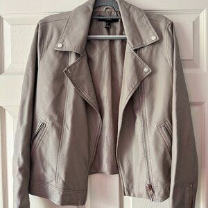 Faux Leather Jacket